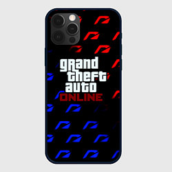 Чехол для iPhone 12 Pro NFS x GTA pattern, цвет: 3D-черный