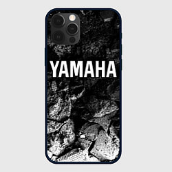 Чехол iPhone 12 Pro Yamaha black graphite