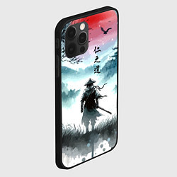 Чехол для iPhone 12 Pro Japanese samurai - ghost of Tsushima, цвет: 3D-черный — фото 2