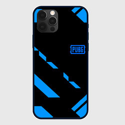 Чехол iPhone 12 Pro PUBG blue geometry