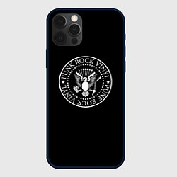 Чехол iPhone 12 Pro Ramones logo rock