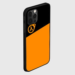 Чехол для iPhone 12 Pro Half life orange game, цвет: 3D-черный — фото 2