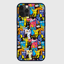 Чехол iPhone 12 Pro Креативные коты