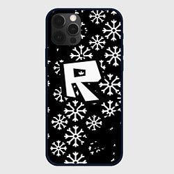 Чехол для iPhone 12 Pro Roblox winter, цвет: 3D-черный