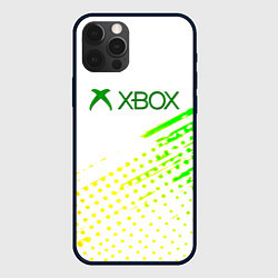 Чехол iPhone 12 Pro Xbox краски текстура геймер