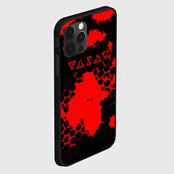 Чехол для iPhone 12 Pro The Witcher hexagon краски, цвет: 3D-черный — фото 2
