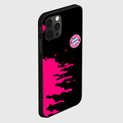 Чехол для iPhone 12 Pro Бавария Мюнхен краски, цвет: 3D-черный — фото 2