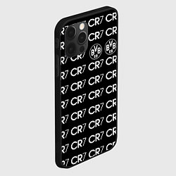Чехол для iPhone 12 Pro Borussia sport logo, цвет: 3D-черный — фото 2