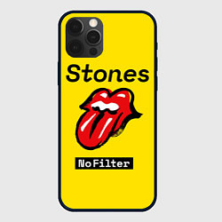 Чехол для iPhone 12 Pro Stones no filter, цвет: 3D-черный