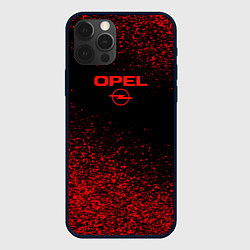 Чехол iPhone 12 Pro Opel чёрно-красный