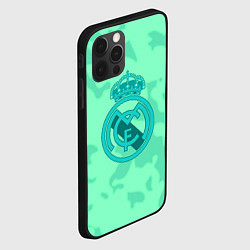Чехол для iPhone 12 Pro Реал Мадрид камуфляж, цвет: 3D-черный — фото 2