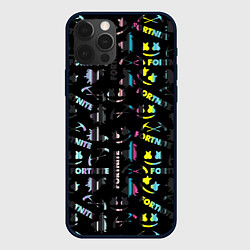 Чехол iPhone 12 Pro Marshmello black fortnite