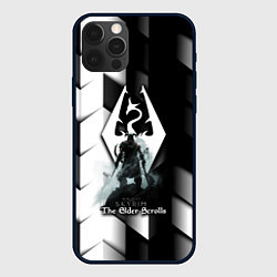 Чехол для iPhone 12 Pro The Elder Scrolls geometry, цвет: 3D-черный