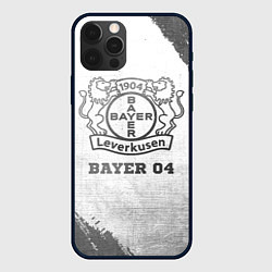 Чехол iPhone 12 Pro Bayer 04 - white gradient