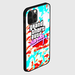 Чехол для iPhone 12 Pro GTA vice city clors, цвет: 3D-черный — фото 2