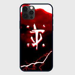 Чехол iPhone 12 Pro Doom storm logo