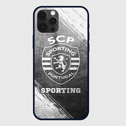 Чехол iPhone 12 Pro Sporting - grey gradient