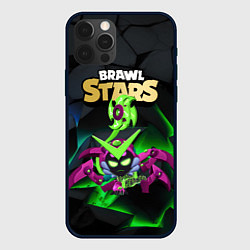 Чехол для iPhone 12 Pro Brawl Stars вирус Чарли, цвет: 3D-черный