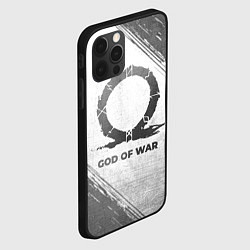 Чехол для iPhone 12 Pro God of War - white gradient, цвет: 3D-черный — фото 2