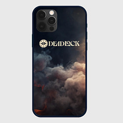 Чехол iPhone 12 Pro Deadlock лого и туман