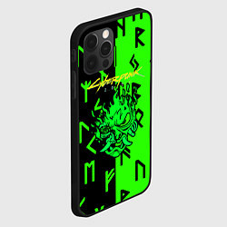 Чехол для iPhone 12 Pro Cyberpunk 2077 символы, цвет: 3D-черный — фото 2