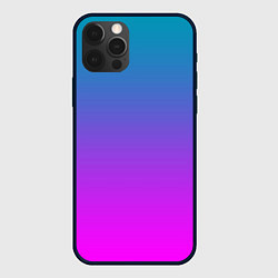 Чехол iPhone 12 Pro Неоновая текстура градиента