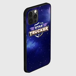 Чехол для iPhone 12 Pro Star Trucker logo space, цвет: 3D-черный — фото 2