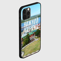 Чехол для iPhone 12 Pro Нижний Новгород кремль, цвет: 3D-черный — фото 2