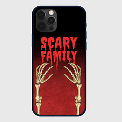 Чехол для iPhone 12 Pro Scary famyli, цвет: 3D-черный