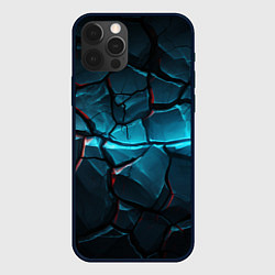 Чехол для iPhone 12 Pro Каменная стена текстура, цвет: 3D-черный