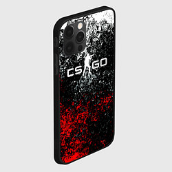 Чехол для iPhone 12 Pro CSGO брызги красок, цвет: 3D-черный — фото 2