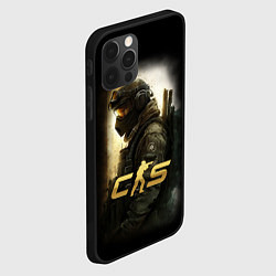 Чехол для iPhone 12 Pro Counter strike спецназовец, цвет: 3D-черный — фото 2