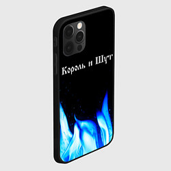 Чехол для iPhone 12 Pro Король и Шут blue fire, цвет: 3D-черный — фото 2