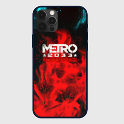 Чехол для iPhone 12 Pro Metro 2033 fire, цвет: 3D-черный