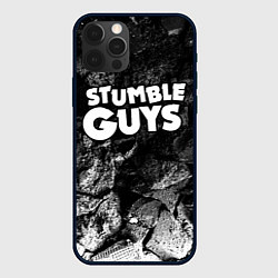 Чехол iPhone 12 Pro Stumble Guys black graphite