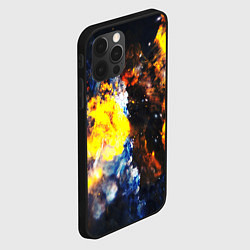 Чехол для iPhone 12 Pro Космическая абстракция, цвет: 3D-черный — фото 2