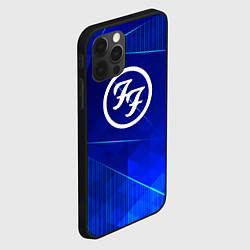 Чехол для iPhone 12 Pro Foo Fighters blue poly, цвет: 3D-черный — фото 2