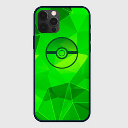 Чехол iPhone 12 Pro Pokemon green poly