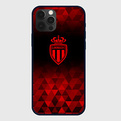 Чехол для iPhone 12 Pro Monaco red poly, цвет: 3D-черный