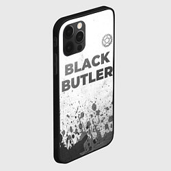 Чехол для iPhone 12 Pro Black Butler - white gradient посередине, цвет: 3D-черный — фото 2