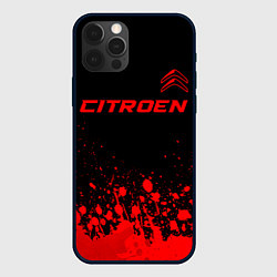 Чехол iPhone 12 Pro Citroen - red gradient посередине