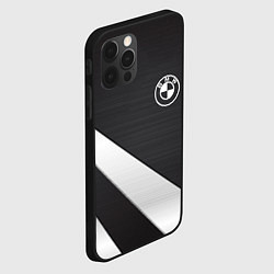 Чехол для iPhone 12 Pro BMW sport line geometry steel, цвет: 3D-черный — фото 2