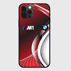 Чехол для iPhone 12 Pro BMW sport geometry motors, цвет: 3D-черный