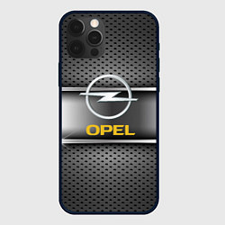 Чехол iPhone 12 Pro Opel carbon metal steel