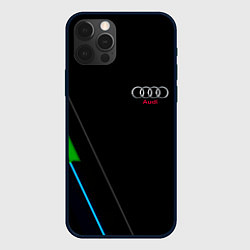 Чехол iPhone 12 Pro AUDI geometry line