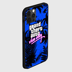 Чехол для iPhone 12 Pro Vice cuty gta tropic steel, цвет: 3D-черный — фото 2