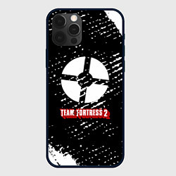 Чехол iPhone 12 Pro Team Fortress 2 краски штрихи