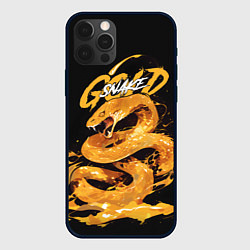 Чехол iPhone 12 Pro Gold snake