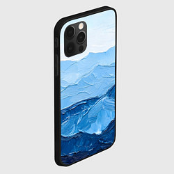 Чехол для iPhone 12 Pro Синяя живопись, цвет: 3D-черный — фото 2