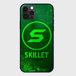 Чехол iPhone 12 Pro Skillet - green gradient